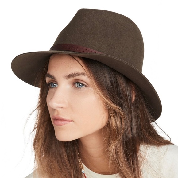 RAG & BONE Floppy Brimmed Fedora in Brown - M main image 6